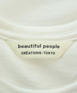 beautiful people（ビューティフルピープル）Tシャツ・カットソー 白 サイズ:160(L位) レディース/2200614725193