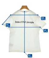 beautiful people（ビューティフルピープル）Tシャツ・カットソー 白 サイズ:160(L位) レディース/2200614725193