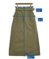 beautiful people（ビューティフルピープル）ロング・マキシ丈スカート カーキ サイズ:38(M位) レディース/2200615972145