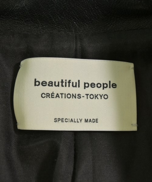 beautiful people（ビューティフルピープル）ライダース 黒 サイズ:150(M位) レディース/2200630749012