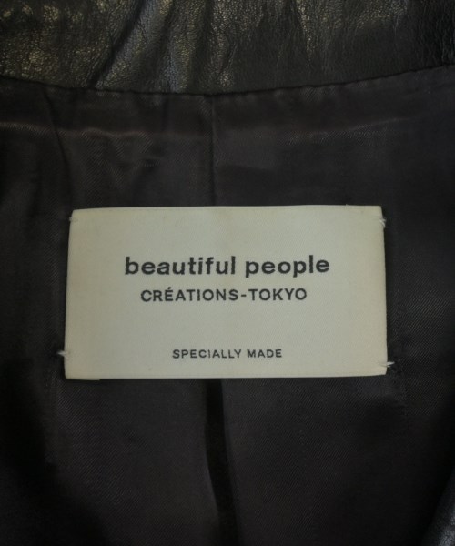 beautiful people（ビューティフルピープル）ライダース 黒 サイズ:130(XS位) レディース/2200631953029