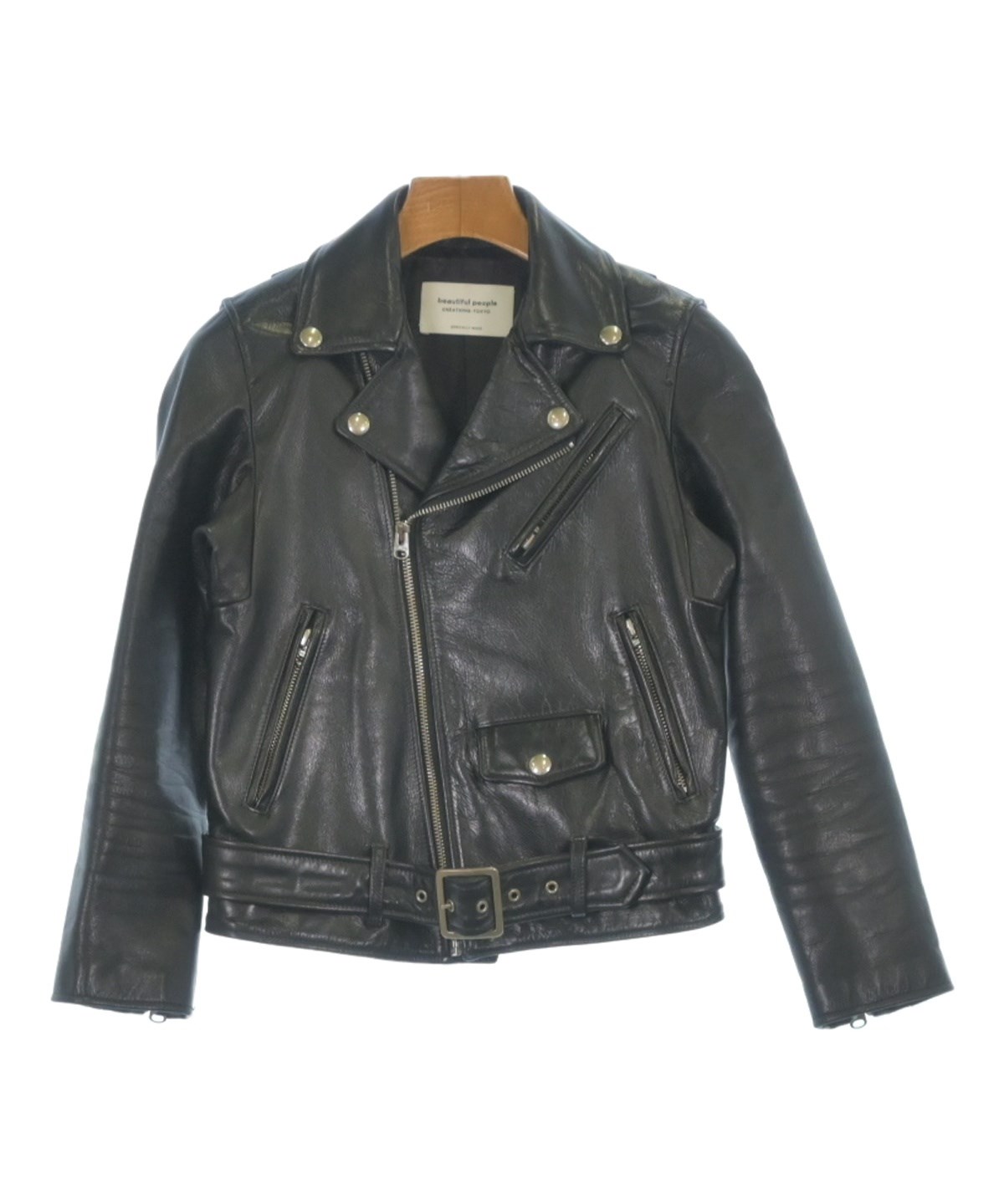 beautiful people（ビューティフルピープル）ライダース 黒 サイズ:130