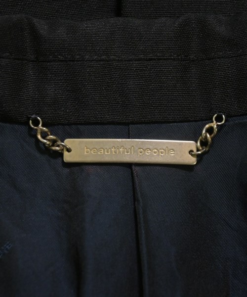 beautiful people（ビューティフルピープル）カジュアルジャケット 黒 サイズ:140(S位) レディース/2200632045013