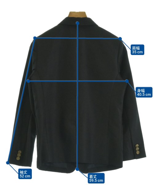 beautiful people（ビューティフルピープル）カジュアルジャケット 黒 サイズ:140(S位) レディース/2200632045013