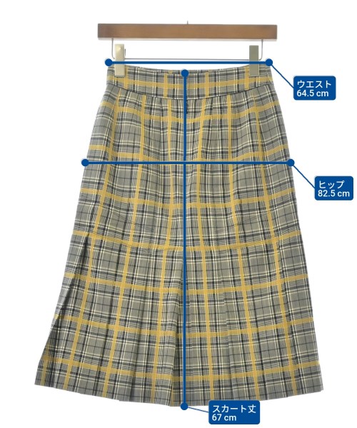 beautiful people（ビューティフルピープル）ひざ丈スカート 黒 サイズ:34(XS位) レディース/2200617885061