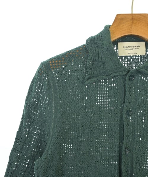 beautiful people（ビューティフルピープル）カーディガン 緑 サイズ:34(XS位) レディース/2200632401116