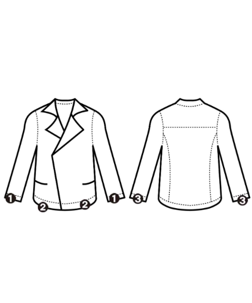 beautiful people（ビューティフルピープル）ライダース 黒 サイズ:140(S位) レディース/2200633851019