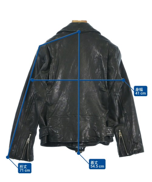 beautiful people（ビューティフルピープル）ライダース 黒 サイズ:140(S位) レディース/2200633851019