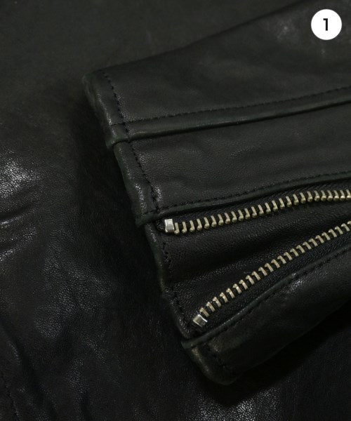 beautiful people（ビューティフルピープル）ライダース 黒 サイズ:140(S位) レディース/2200633851019