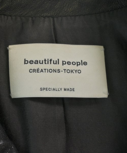 beautiful people（ビューティフルピープル）ライダース 黒 サイズ:140(S位) レディース/2200621858013
