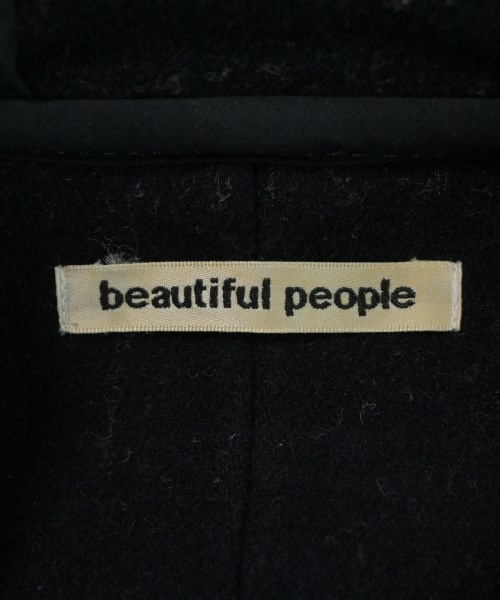 beautiful people（ビューティフルピープル）ダッフルコート 黒 サイズ:140(S位) レディース/2200607262018