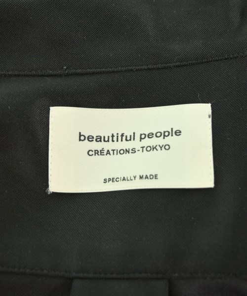 beautiful people（ビューティフルピープル）ブラウス 黒 サイズ:34(XS位) レディース/2200607088052