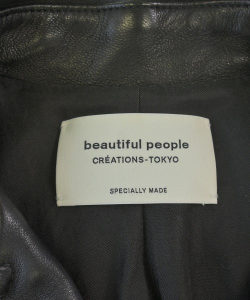 beautiful people（ビューティフルピープル）ライダース 黒 サイズ:130(XS位) レディース/2200611313010