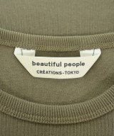 beautiful people（ビューティフルピープル）Tシャツ・カットソー カーキ サイズ:38(M位) レディース/2200612898028