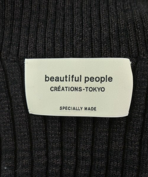 beautiful people（ビューティフルピープル）ニット・セーター 黒 サイズ:38(M位) レディース/2200612898035