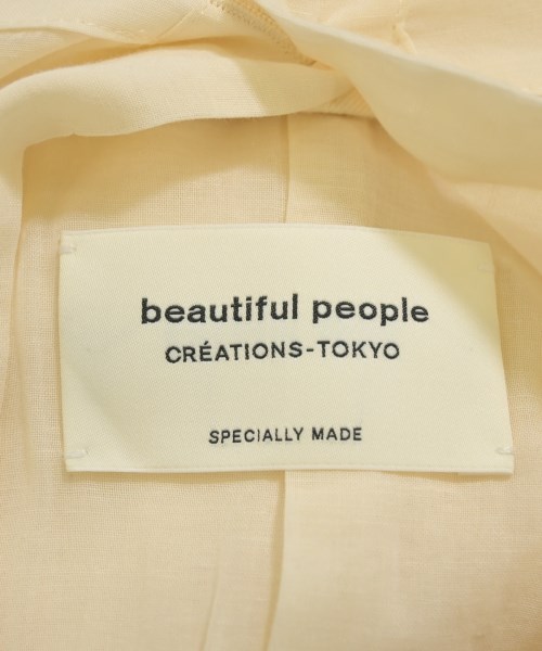 beautiful people（ビューティフルピープル）カジュアルジャケット 白 サイズ:34(XS位) レディース/2200614112092