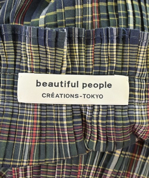 beautiful people（ビューティフルピープル）ひざ丈スカート 緑 サイズ:34(XS位) レディース/2200618049189