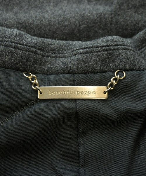 beautiful people（ビューティフルピープル）チェスターコート グレー サイズ:34(XS位) レディース/2200609941027