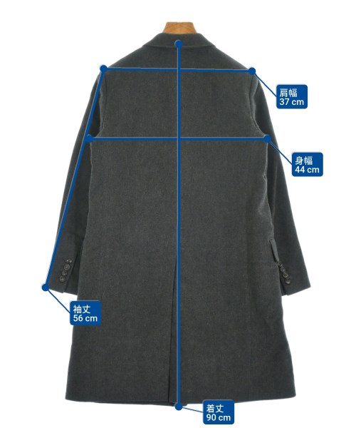 beautiful people（ビューティフルピープル）チェスターコート グレー サイズ:34(XS位) レディース/2200609941027