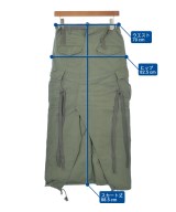 beautiful people（ビューティフルピープル）ロング・マキシ丈スカート カーキ サイズ:32(XXS位) レディース/2200616923177