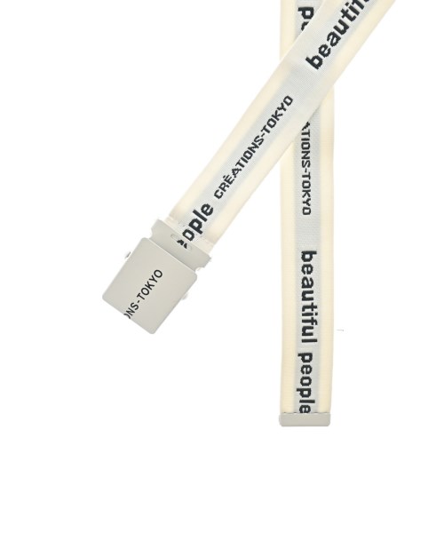 beautiful people（ビューティフルピープル）ベルト 白 サイズ:- レディース/2200618827343