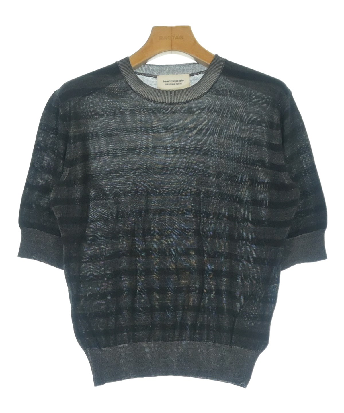 beautiful people（ビューティフルピープル）ニット・セーター グレー