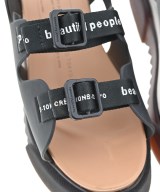 beautiful people（ビューティフルピープル）サンダル 黒 サイズ:3(24cm位) レディース/2200604217042