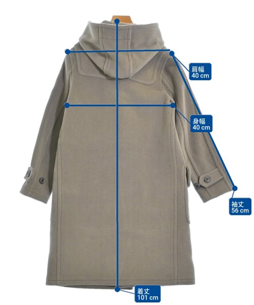 beautiful people（ビューティフルピープル）ダッフルコート ベージュ サイズ:34(XS位) レディース/2200669701012