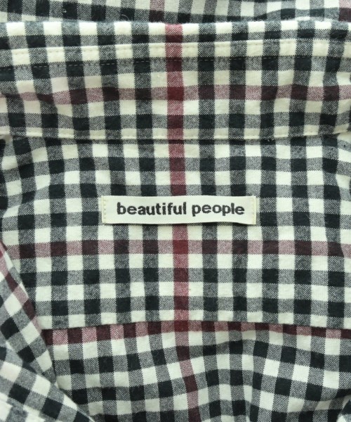 beautiful people（ビューティフルピープル）シャツワンピース 黒 サイズ:36(S位) レディース/2200669701043