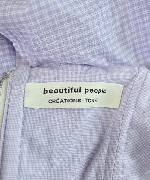 beautiful people（ビューティフルピープル）ワンピース 紫 サイズ:36(S位) レディース/2200677149134