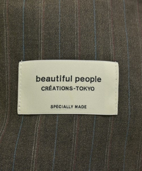 beautiful people（ビューティフルピープル）カジュアルジャケット 茶 サイズ:38(M位) レディース/2200677826028
