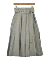 beautiful people（ビューティフルピープル）ロング・マキシ丈スカート グレー サイズ:36(S位) レディース/2200672154096