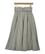 beautiful people（ビューティフルピープル）ロング・マキシ丈スカート グレー サイズ:36(S位) レディース/2200672154096