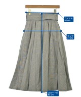 beautiful people（ビューティフルピープル）ロング・マキシ丈スカート グレー サイズ:36(S位) レディース/2200672154096