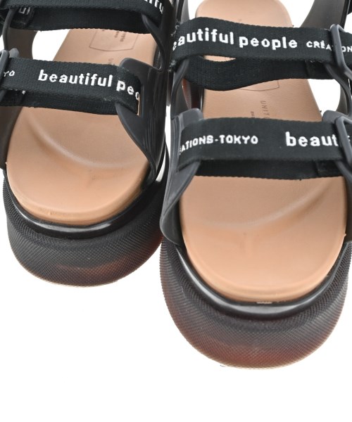beautiful people（ビューティフルピープル）サンダル 黒 サイズ:2(24.5cm位) レディース/2200679186014