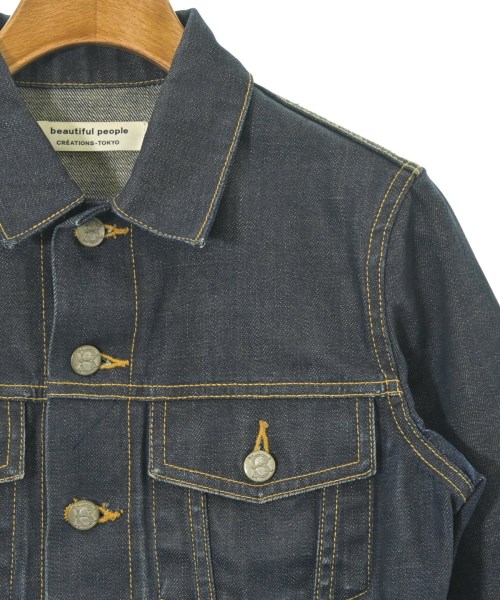 beautiful people（ビューティフルピープル）デニムジャケット 紺 サイズ:140(S位) レディース/2200674070028