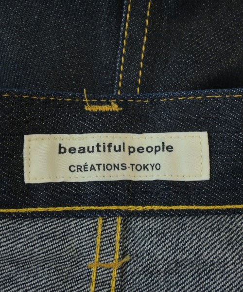 beautiful people（ビューティフルピープル）デニムパンツ 紺 サイズ:34(XS位) レディース/2200679859031