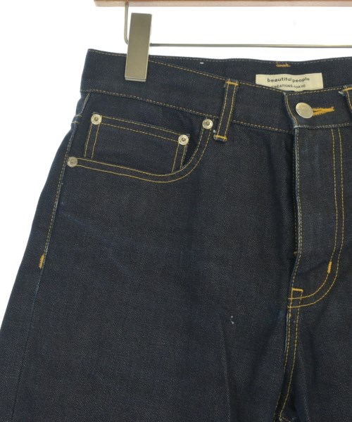 beautiful people（ビューティフルピープル）デニムパンツ 紺 サイズ:34(XS位) レディース/2200679859031