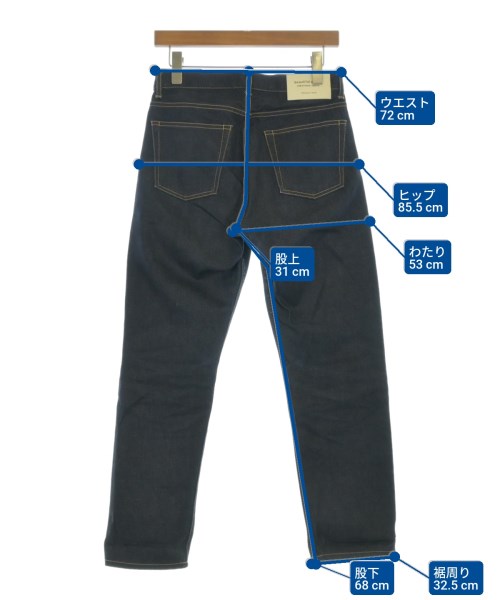 beautiful people（ビューティフルピープル）デニムパンツ 紺 サイズ:34(XS位) レディース/2200679859031