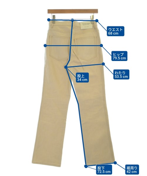 beautiful people（ビューティフルピープル）デニムパンツ ベージュ サイズ:36(S位) レディース/2200679859055