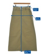 beautiful people（ビューティフルピープル）ロング・マキシ丈スカート カーキ サイズ:38(M位) レディース/2200679859079