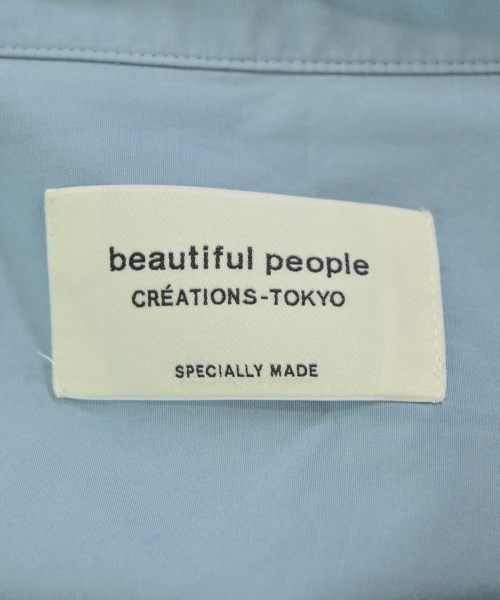 beautiful people（ビューティフルピープル）カジュアルシャツ 青 サイズ:36(S位) レディース/2200679859123