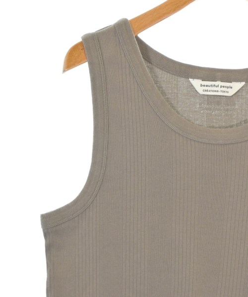 beautiful people（ビューティフルピープル）タンクトップ カーキ サイズ:42(L位) レディース/2200679859154