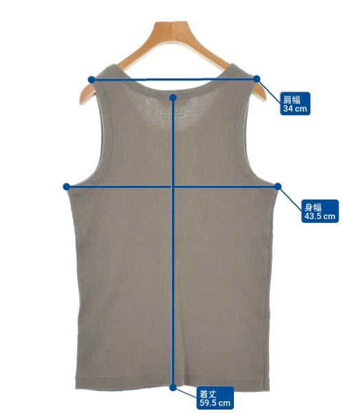 beautiful people（ビューティフルピープル）タンクトップ カーキ サイズ:42(L位) レディース/2200679859154