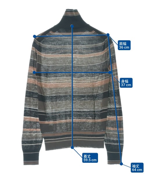 beautiful people（ビューティフルピープル）ニット・セーター 茶 サイズ:36(S位) レディース/2200679859161