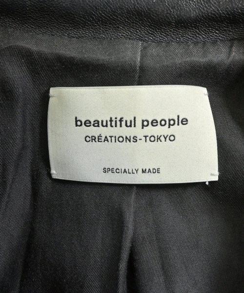 beautiful people（ビューティフルピープル）ライダース 黒 サイズ:160(L位) レディース/2200674928053