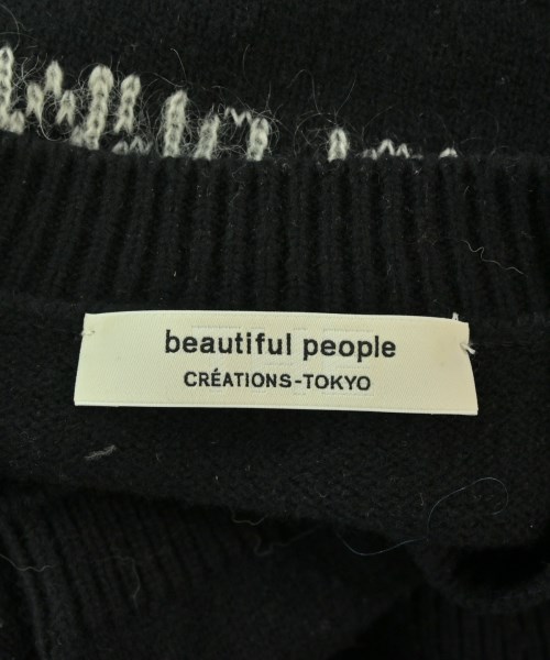 beautiful people（ビューティフルピープル）ニット・セーター 黒 サイズ:170(XL位) メンズ/2200680351012