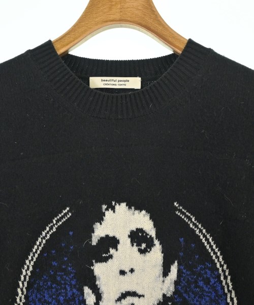 beautiful people（ビューティフルピープル）ニット・セーター 黒 サイズ:170(XL位) メンズ/2200680351012