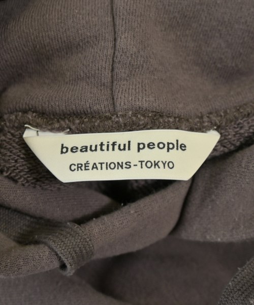 beautiful people（ビューティフルピープル）パーカー 茶 サイズ:170(XL位) レディース/2200680723031