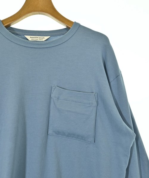 beautiful people（ビューティフルピープル）Tシャツ・カットソー 青 サイズ:36(S位) レディース/2200689639050
